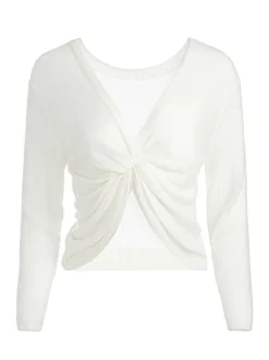 Alice and Olivia Akers Reversible Pullover-Women Sweaters