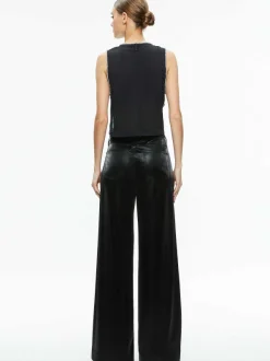 Alice and Olivia Amal Embellished Tank With Bandeau-Women Tops