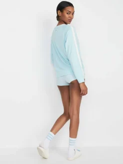 Alice and Olivia A+O X Big Feelings Alli Slouchy Crewneck-Women Loungewear