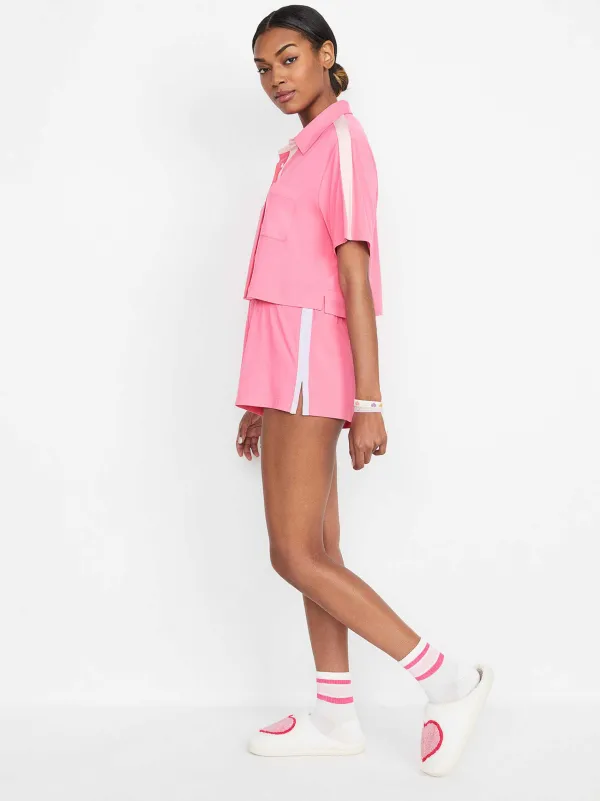 Alice and Olivia A+O X Big Feelings Madden Short Sleeve Set-Women Loungewear