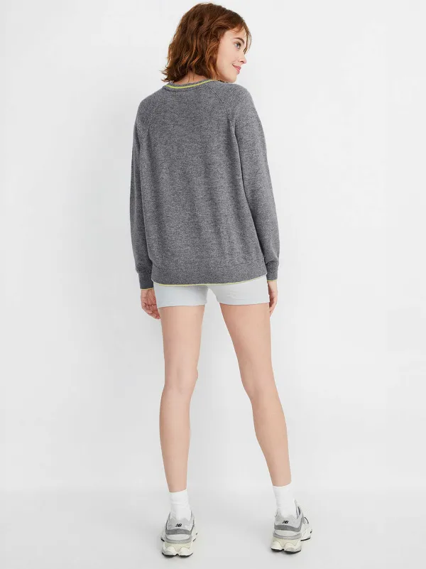 Alice and Olivia A+O X Big Feelings Michelle Crew-Women Loungewear
