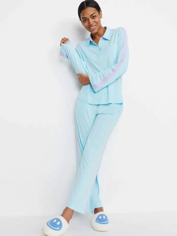 Alice and Olivia A+O X Big Feelings Nico Long Sleeve Set-Women Loungewear