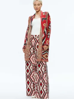 Alice and Olivia Astrid Long Cardigan-Women Sweaters