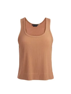 Alice and Olivia Avril Boxy Tank-Women Tops
