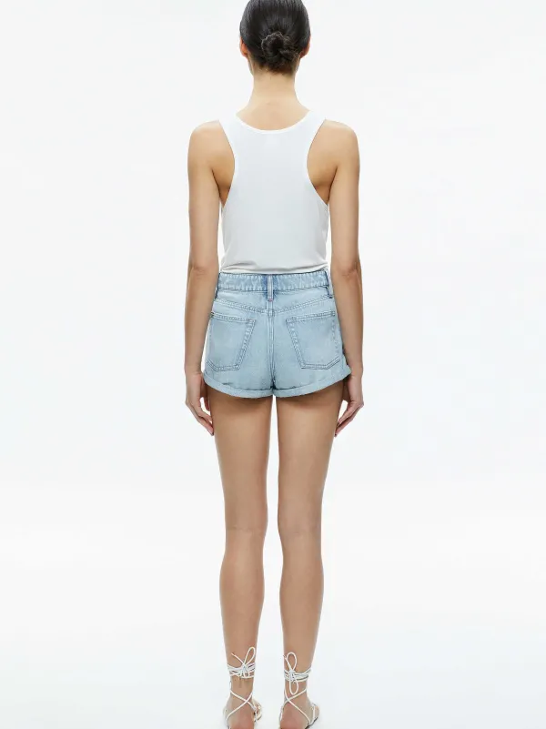 Alice and Olivia Avril Boxy Tank-Women Tops