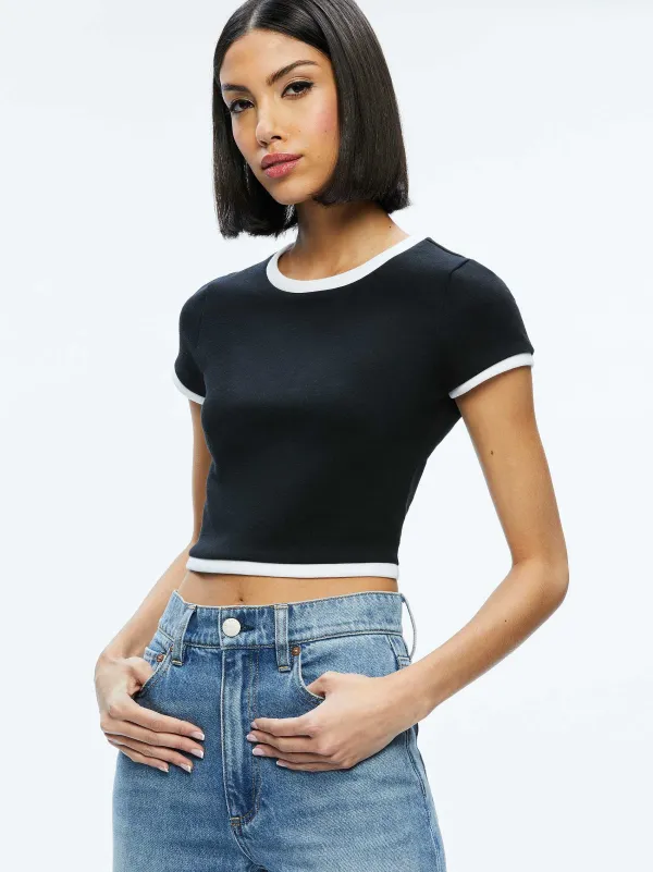 Alice and Olivia Baby Tee-Women Tops