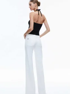 Alice and Olivia Bessie Halter Top-Women Tops