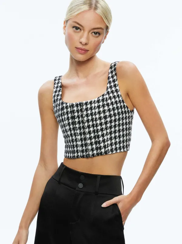 Alice and Olivia Breslin Corset Top-Women Tops