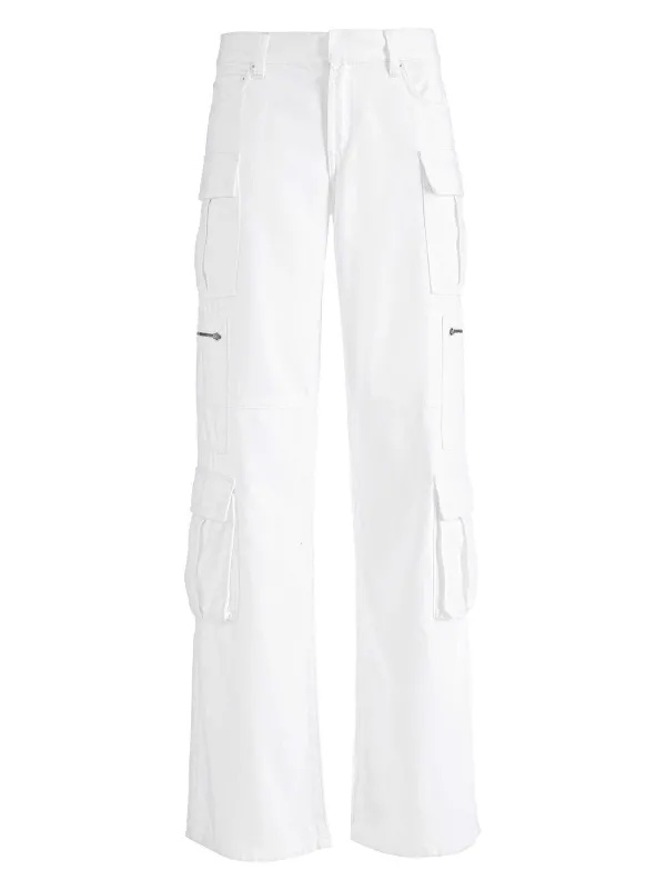 Alice and Olivia Cay Baggy Cargo Jeans-Women Pants