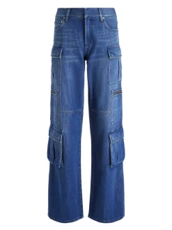 Alice and Olivia Cay Baggy Cargo Jeans-Women Pants