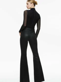 Alice and Olivia Clarinda Turtleneck Bodysuit-Women Tops