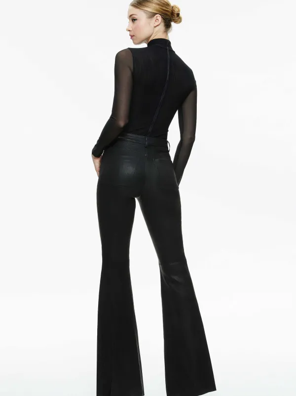 Alice and Olivia Clarinda Turtleneck Bodysuit-Women Tops