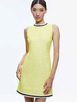 Alice and Olivia Coley Slim Fit Mini Dress-Women Dresses
