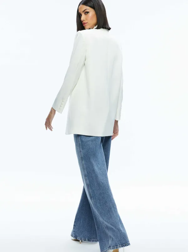Alice and Olivia Colley Oversized Blazer-Women Jackets + Coats