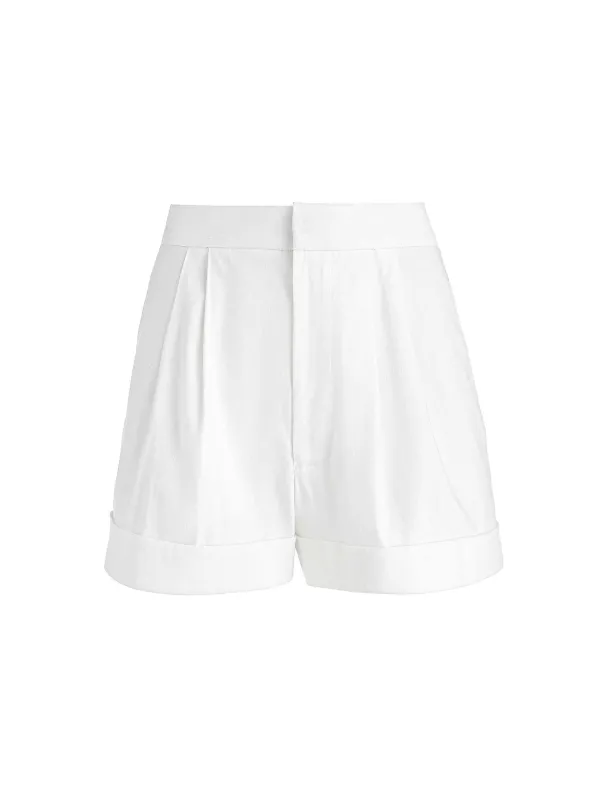 Alice and Olivia Conry Cuff Short-Women Shorts