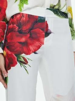 Alice and Olivia Denny Notch Collar Boyfriend Blazer + Livi Mid Rise Trouser-Women Matching Sets
