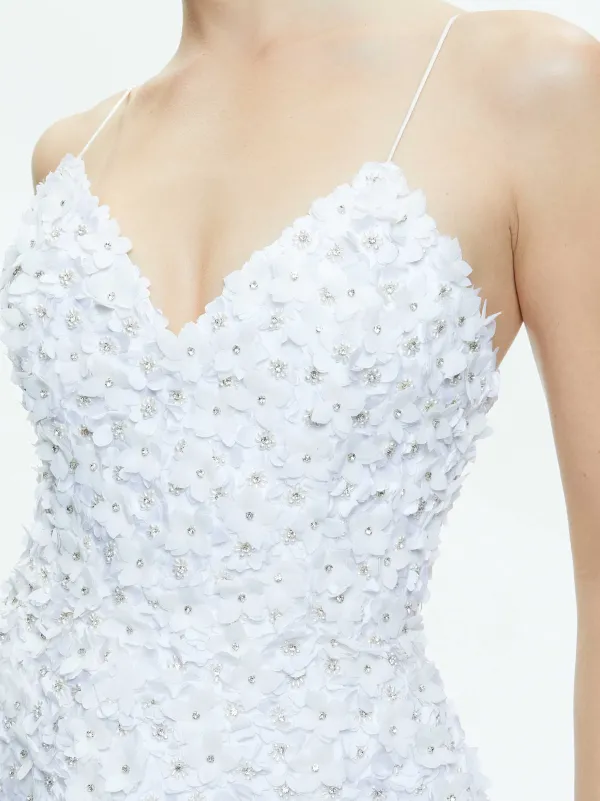 Alice and Olivia Domenica Embellished Mini Gown-Women Dresses