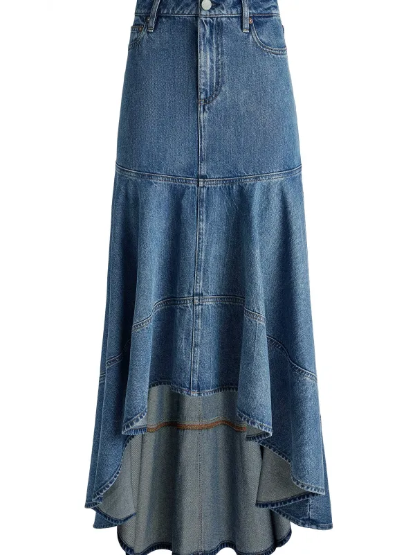 Alice and Olivia Donella High Low Skirt-Women Skirts