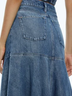 Alice and Olivia Donella High Low Skirt-Women Skirts