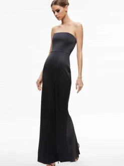 Alice and Olivia Doreen Strapless Maxi Dress-Women Dresses