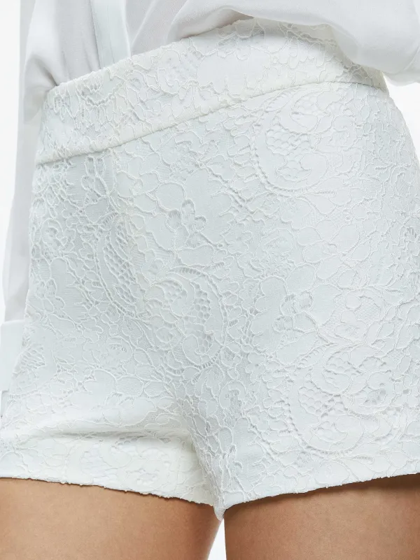 Alice and Olivia Dunn Lace Short-Women Shorts