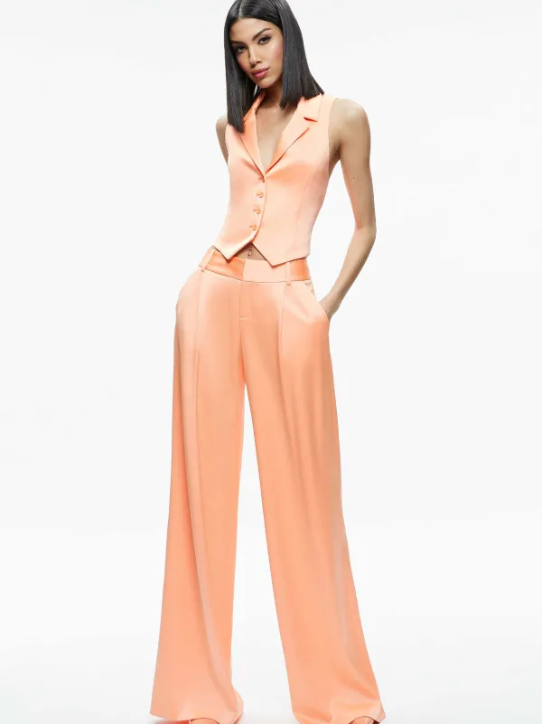 Alice and Olivia Eric Low Rise Pant-Women Pants