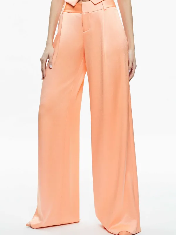 Alice and Olivia Eric Low Rise Pant-Women Pants