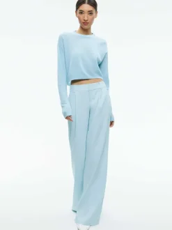 Alice and Olivia Eric Low Rise Pant-Women Pants
