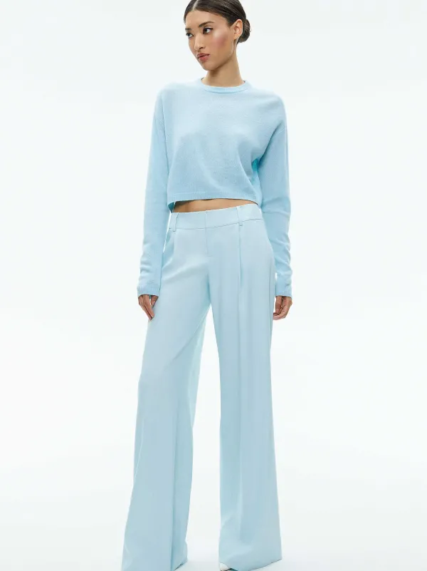 Alice and Olivia Eric Low Rise Pant-Women Pants