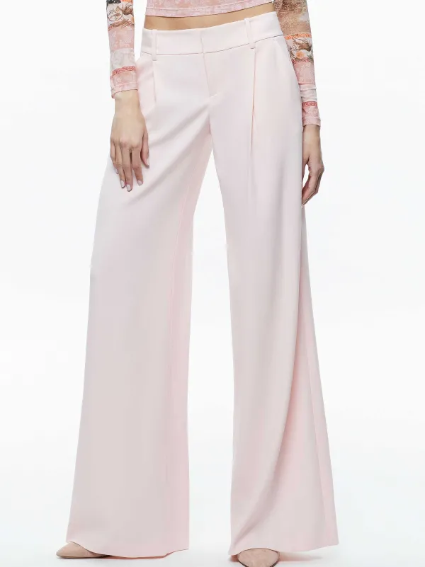 Alice and Olivia Eric Low Rise Pant-Women Pants