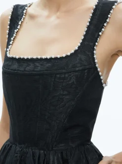 Alice and Olivia Guinevere Bustier Mini Dress-Women Dresses