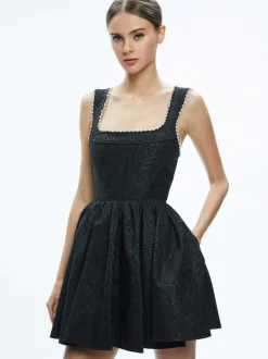 Alice and Olivia Guinevere Bustier Mini Dress-Women Dresses