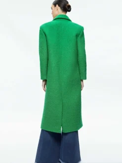 Alice and Olivia Jimmy Oversized Coat With Long Lapel-Women Jackets + Coats