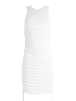 Alice and Olivia Katherina Ruched Fitted Dress-Women Dresses
