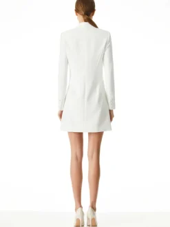 Alice and Olivia Kyrie Tuxedo Dress-Women Dresses