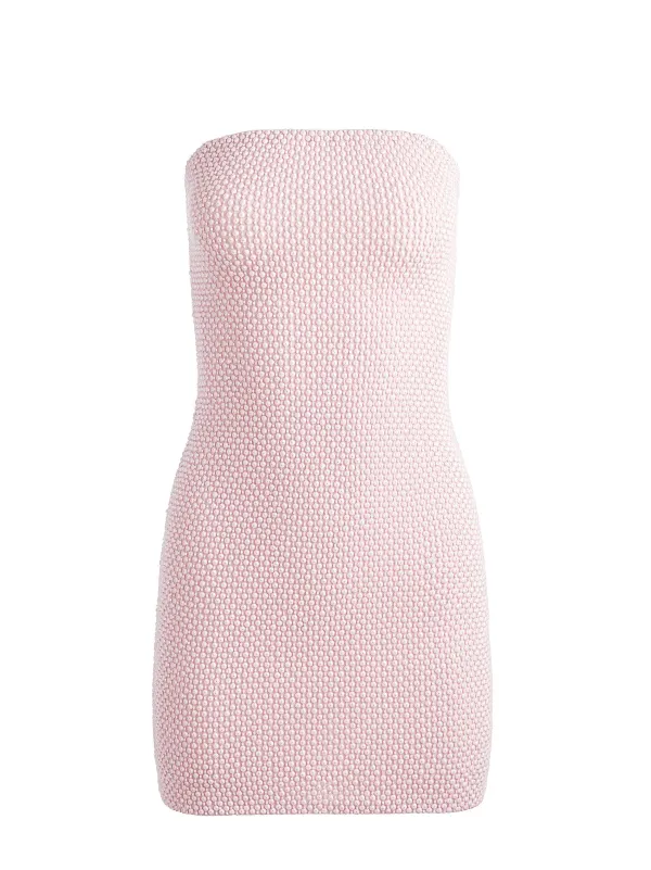 Alice and Olivia Leia Strapless Embellished Mini Dress-Women Dresses