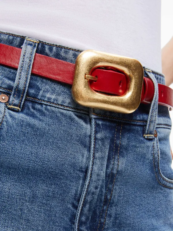 Alice and Olivia Letty Buckle Belt-Women Accessories