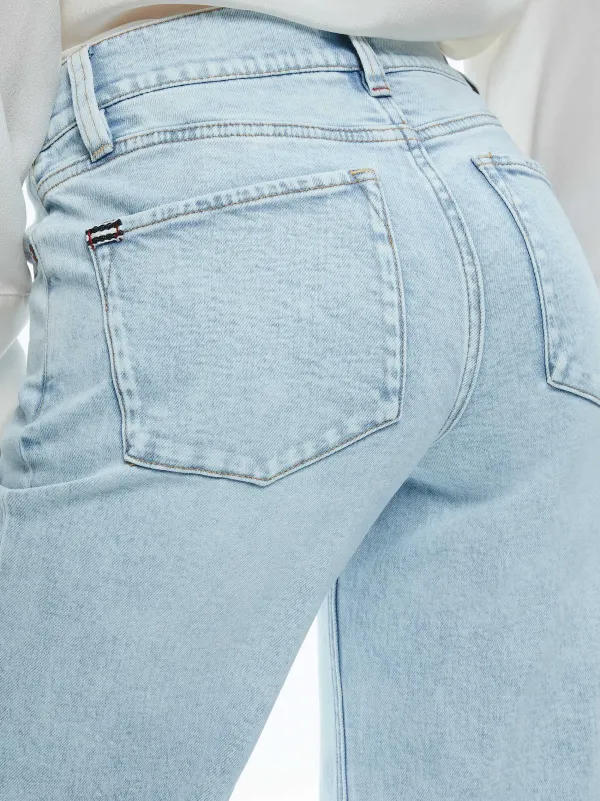 Alice and Olivia Lorrine Kick-Flare Ankle Jean-Women Pants
