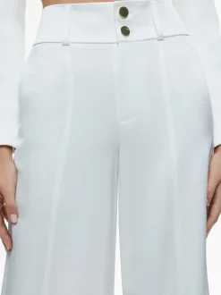 Alice and Olivia Mame High Rise Wide Leg Pant-Women Pants