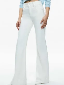 Alice and Olivia Missa 5 Pocket High Rise Wide Leg Jean-Women Pants