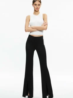 Alice and Olivia Mya Contrast Piping Fitted Blazer + Princess Contrast Piping Pant-Women Matching Sets
