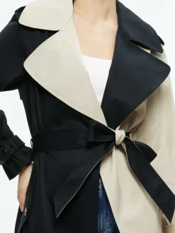 Alice and Olivia Nevada Trench Coat-Women Jackets + Coats