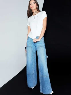 Alice and Olivia Painter Jean-Women Pants