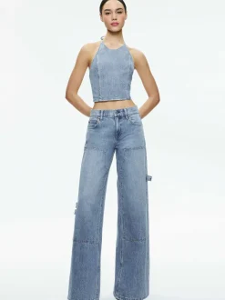 Alice and Olivia Painter Jean-Women Pants