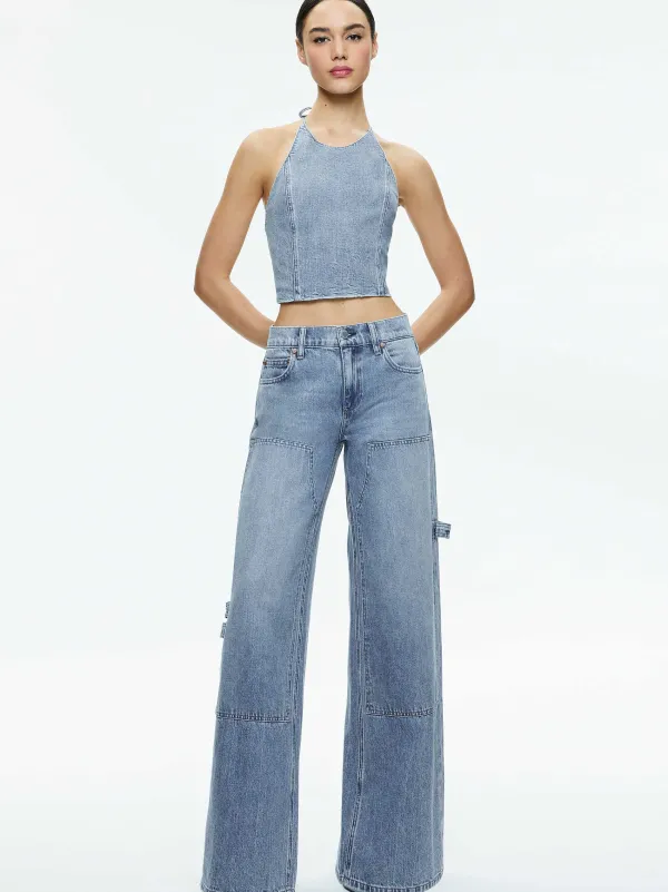 Alice and Olivia Painter Jean-Women Pants