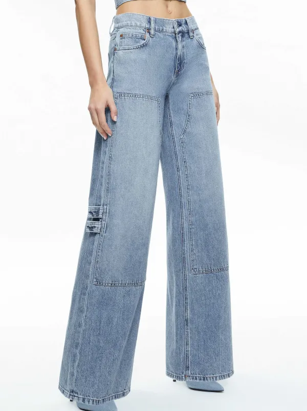 Alice and Olivia Painter Jean-Women Pants