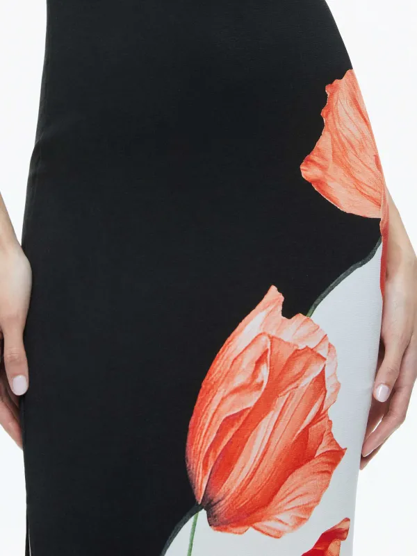 Alice and Olivia Pania Racer Neck Maxi Dress-Women Dresses