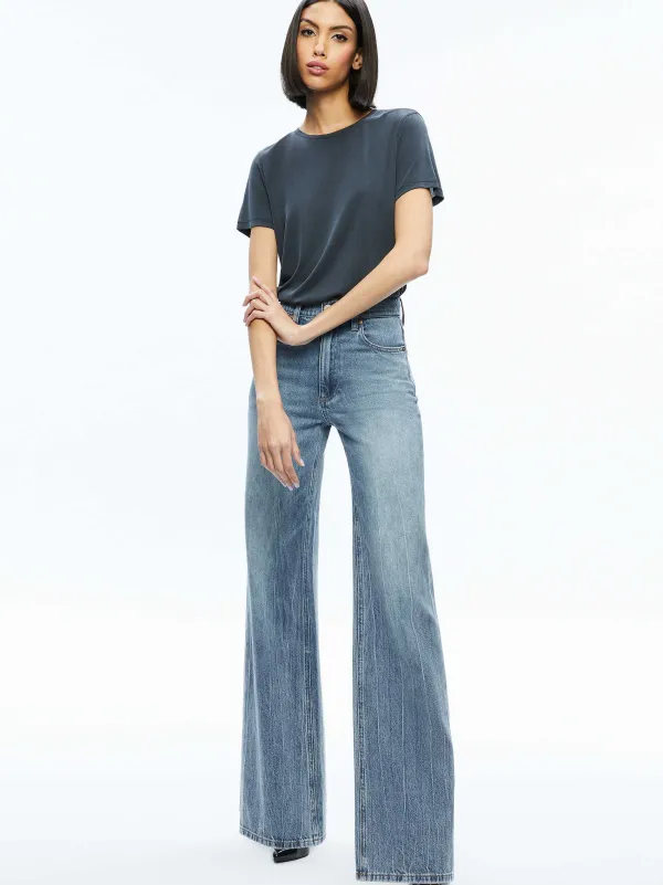 Alice and Olivia Perfect Tee-Women Tops