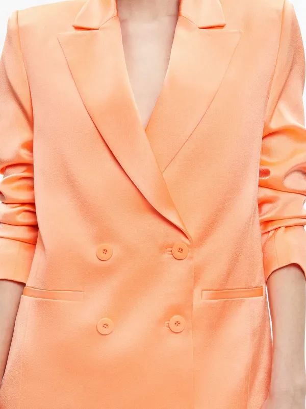 Alice and Olivia Santos Double Breasted Boyfriend Blazer-Women Jackets + Coats