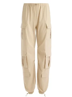 Alice and Olivia Shara Mid Rise Parachute Cargo Pants-Women Pants